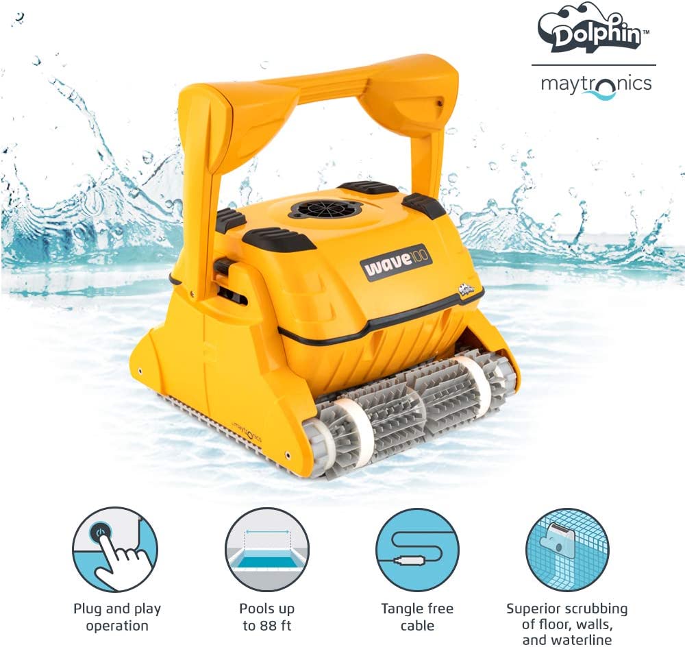 Dolphin Wave 100 Commercial Robotic Pool Cleaner (Open Box)