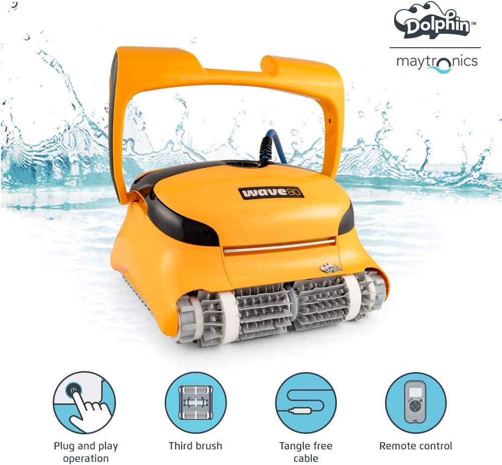 Dolphin Wave 80 Commercial Robotic Pool Cleaner (Open Box)